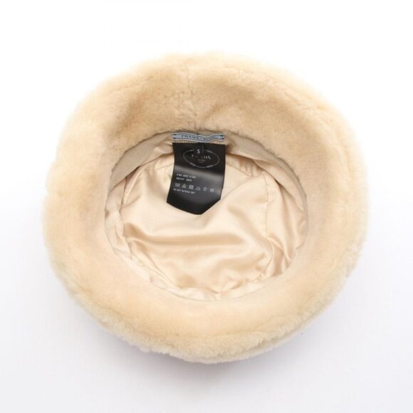 Prada Hat Triangle Logo 1 Hc137 Beige Other Hat main image 6